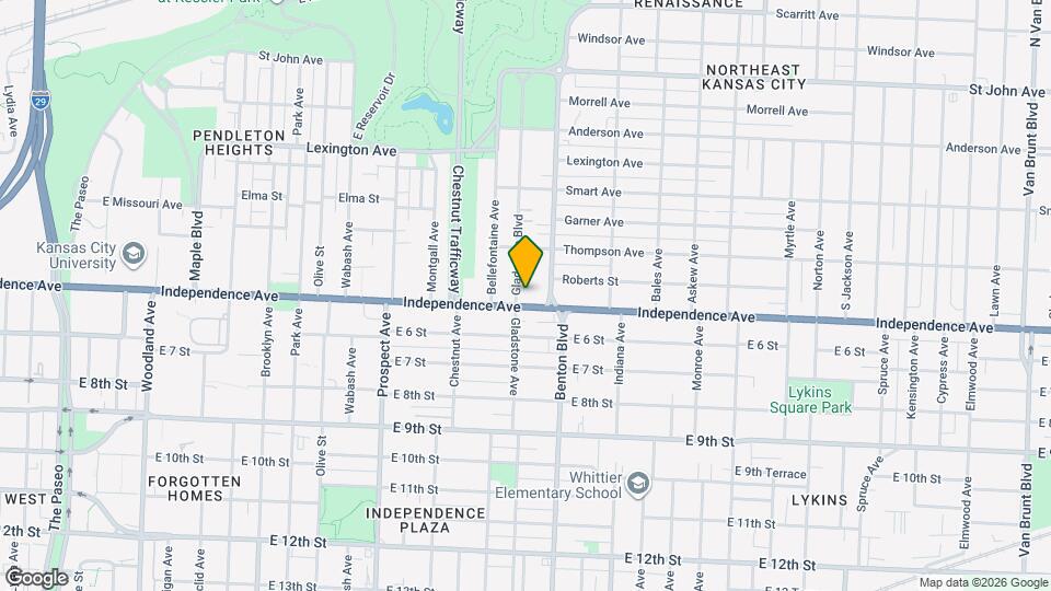 535 Gladstone Blvd Map and Location Details