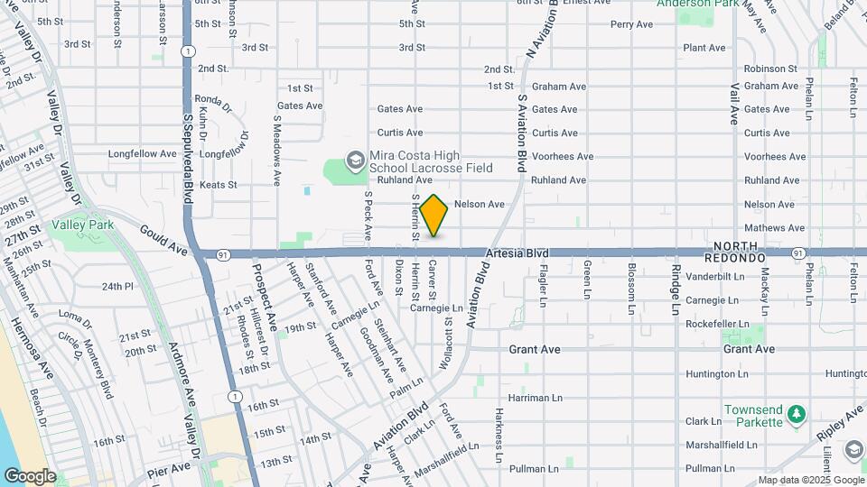 1619 Artesia Blvd Map and Location Details