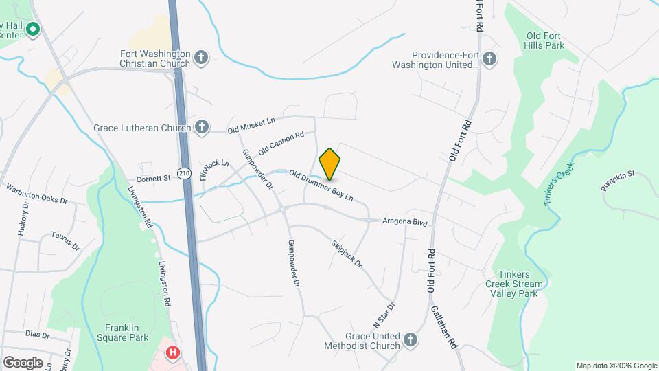 1600 Old Drummer Boy Ln Map and Location Details