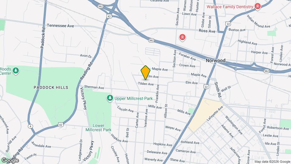 1828 Tilden Ave, Unit 2 Mapa y Detalles de la Ubicación