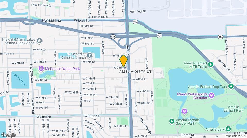 7599 W 4th Ct Map and Location Details