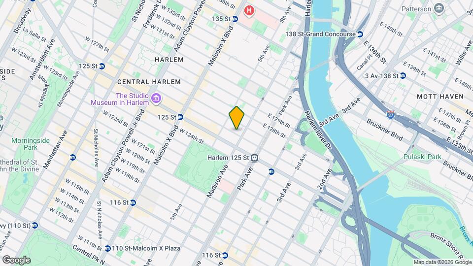 Charming 1 Bedroom in South Harlem!, Unit 5 Map and Location Details