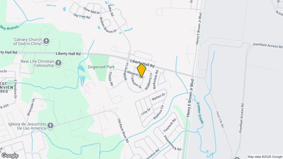 222 Maypop Dr Map and Location Details