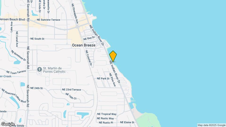 2725 NE Indian River Dr Map and Location Details