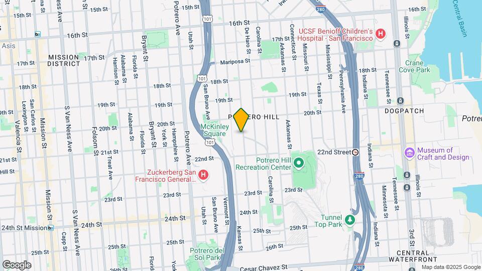 896 Rhode Island St Map and Location Details