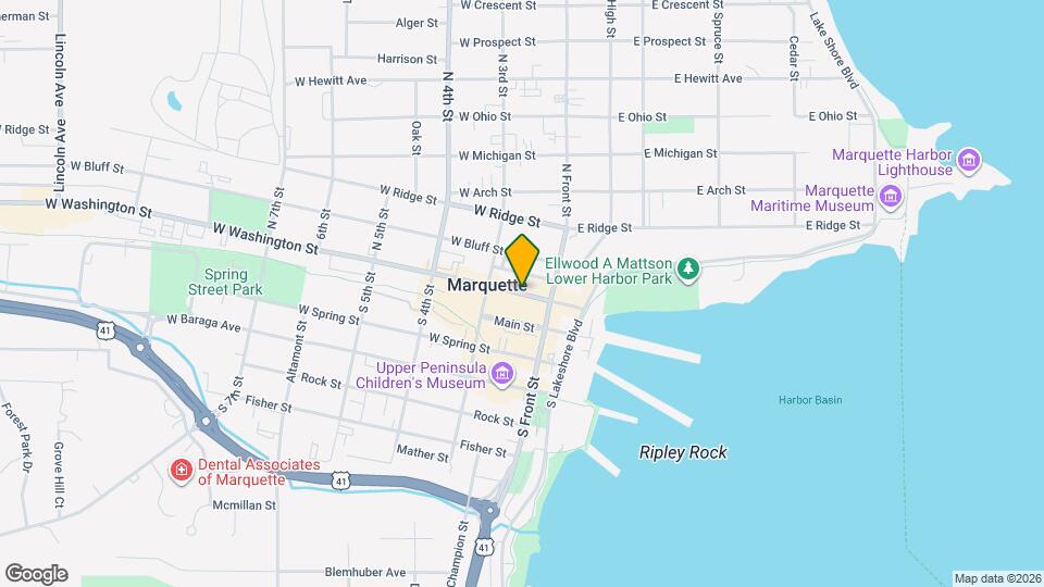 125 W Washington St, Unit A Mapa y Detalles de la Ubicación