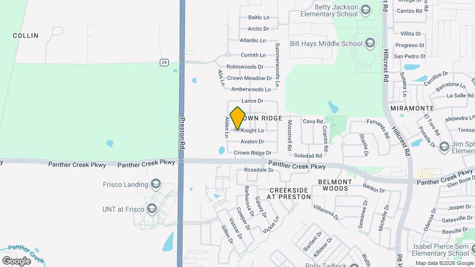 9595 Knight Ln Mapa y Detalles de la Ubicación