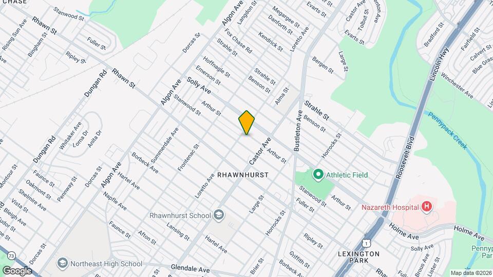 1906 Arthur St, Unit 1F Map and Location Details