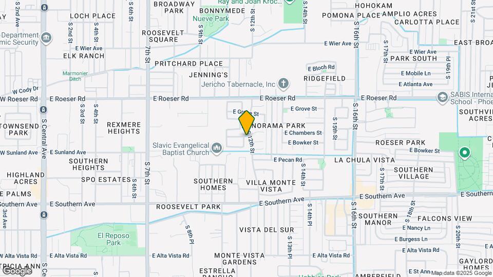 5517 S 11th Pl Mapa y Detalles de la Ubicación