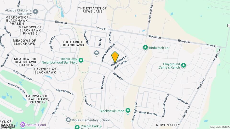 3405 Eagle Ridge Ln Map and Location Details