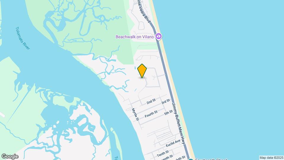 1702 Windjammer Ln Map and Location Details