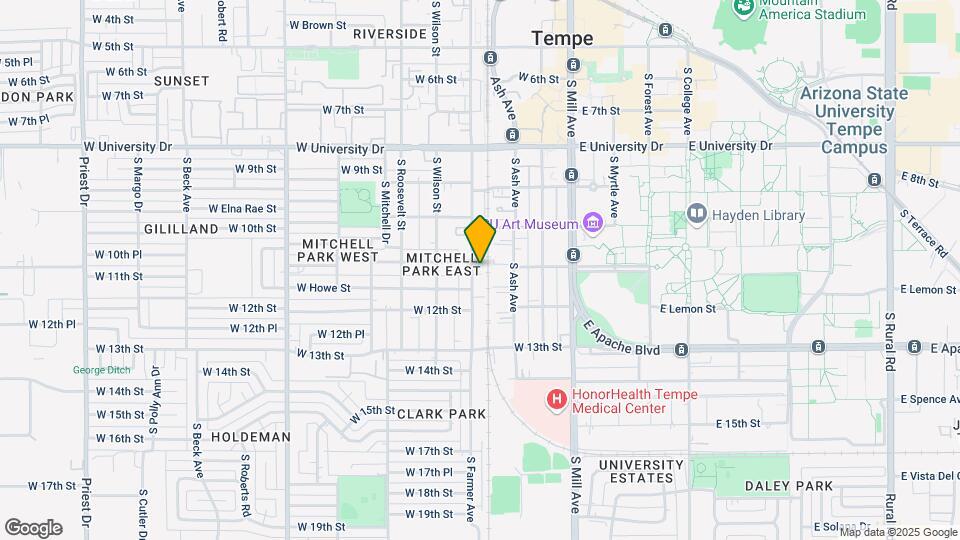 1037 S Farmer Ave Map and Location Details