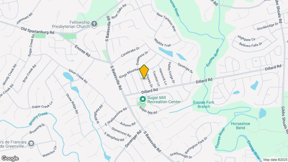 111 Ticonderoga Dr Map and Location Details