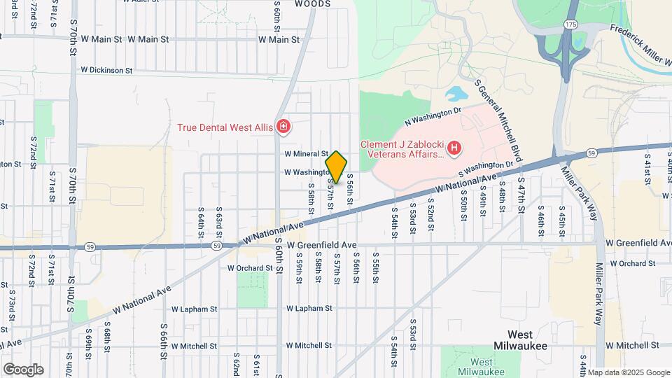 1132 S 57th St Map and Location Details