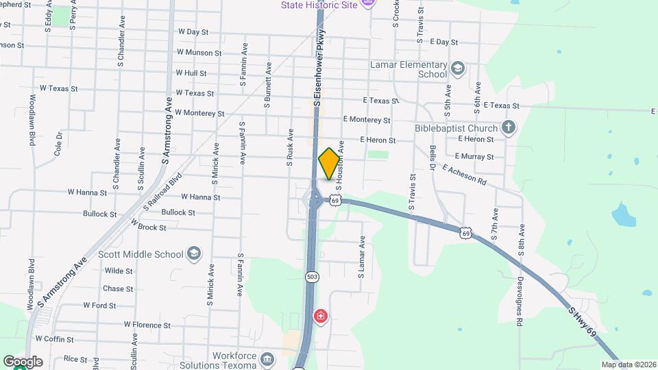 108 W Acheson St Map and Location Details