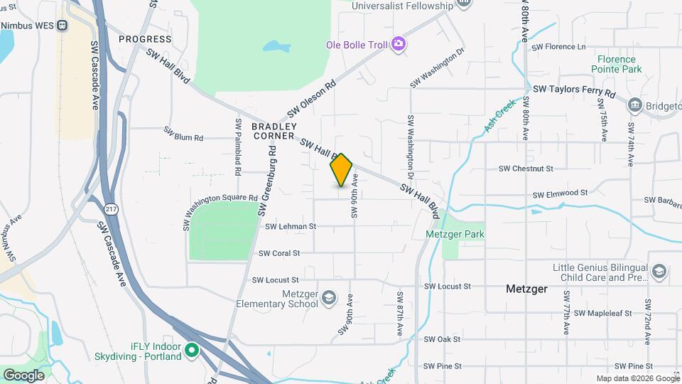 9568 SW 91st Ave Map and Location Details