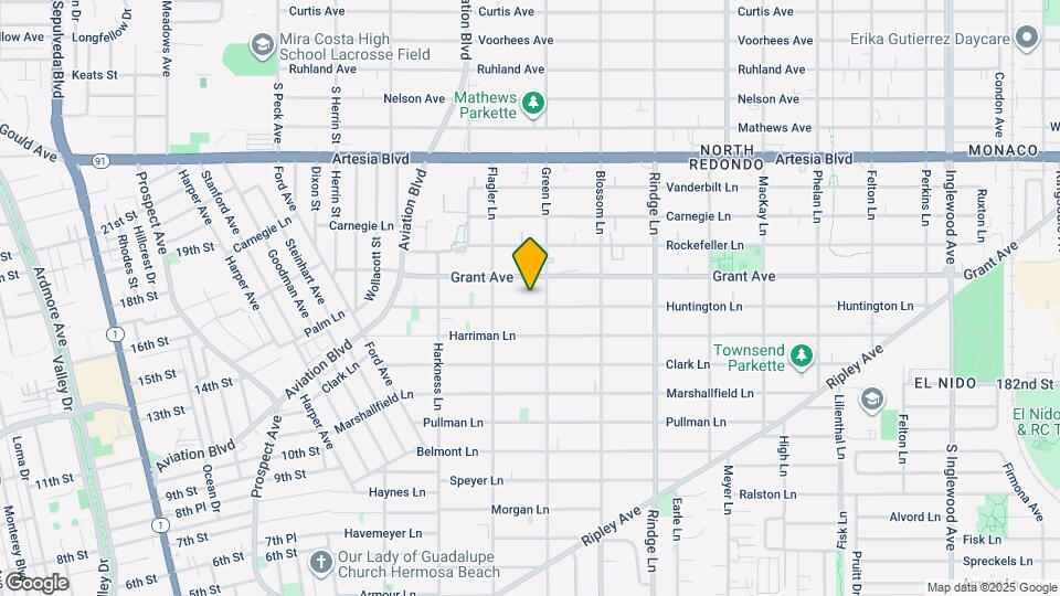 1917 Huntington Ln Map and Location Details