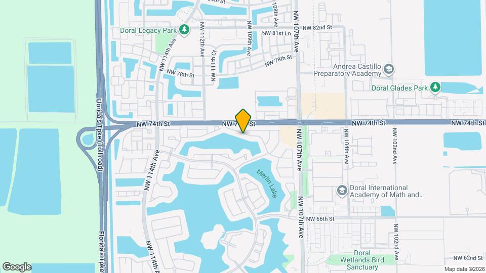 10956 NW 73rd St Map and Location Details