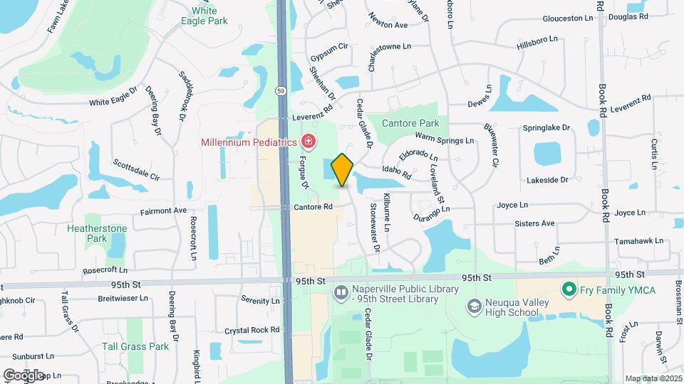 2835 Cedar Glade Dr Map and Location Details