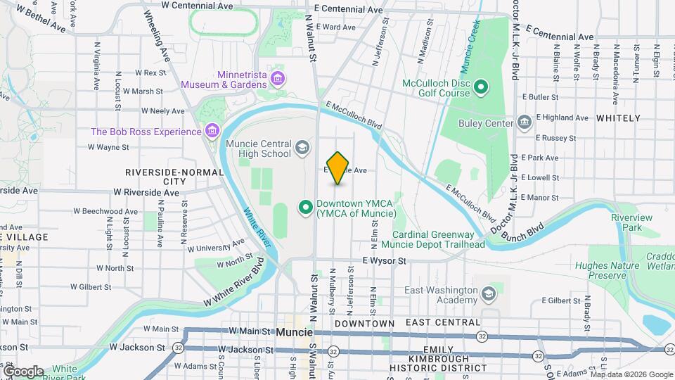 708 N Mulberry St Map and Location Details