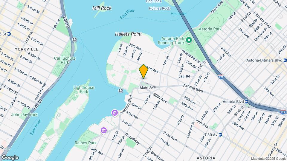 801 Astoria Blvd Mapa y Detalles de la Ubicación