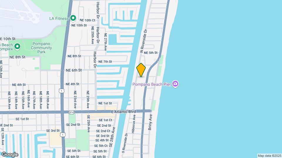 201 N Ocean Blvd Map and Location Details