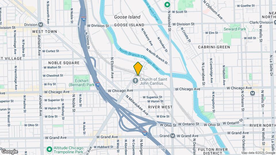 1022 W Fry St, Unit CH1 Map and Location Details