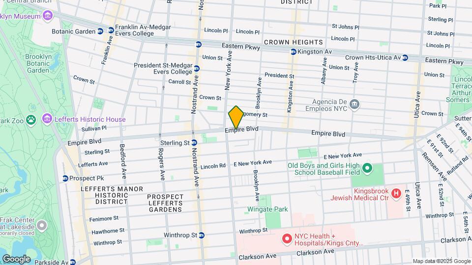 448 Empire Blvd Mapa y Detalles de la Ubicación