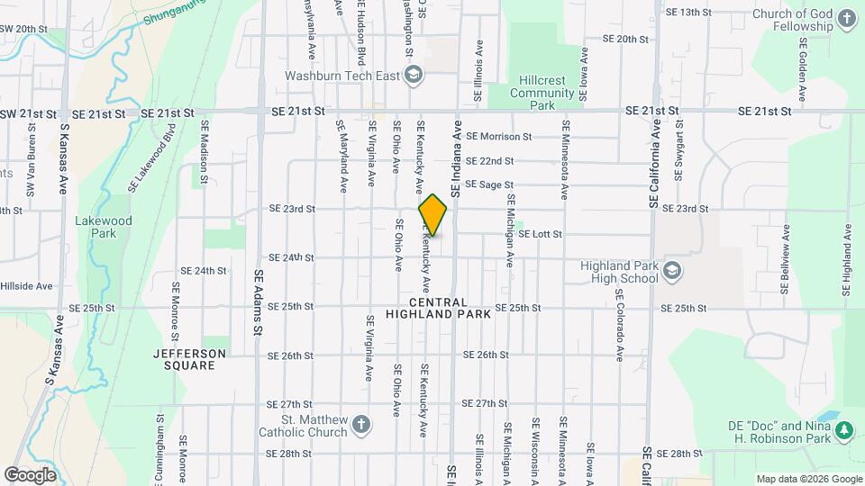 2332 SE Kentucky Ave Map and Location Details