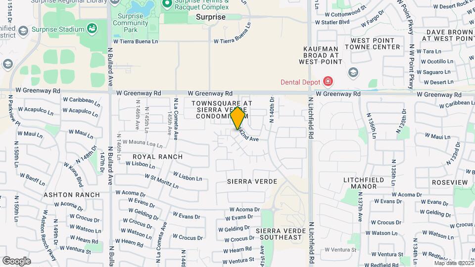 14182 W Country Gables Dr Map and Location Details
