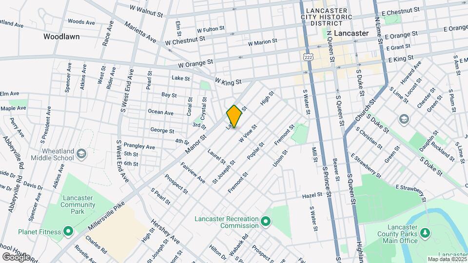 605 High St Map and Location Details