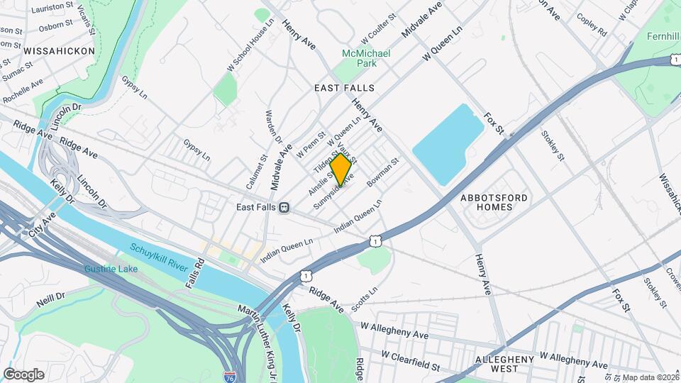 3452 Sunnyside Ave Map and Location Details