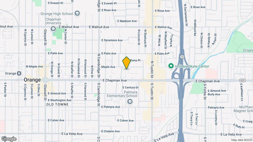 166 N California St Map and Location Details