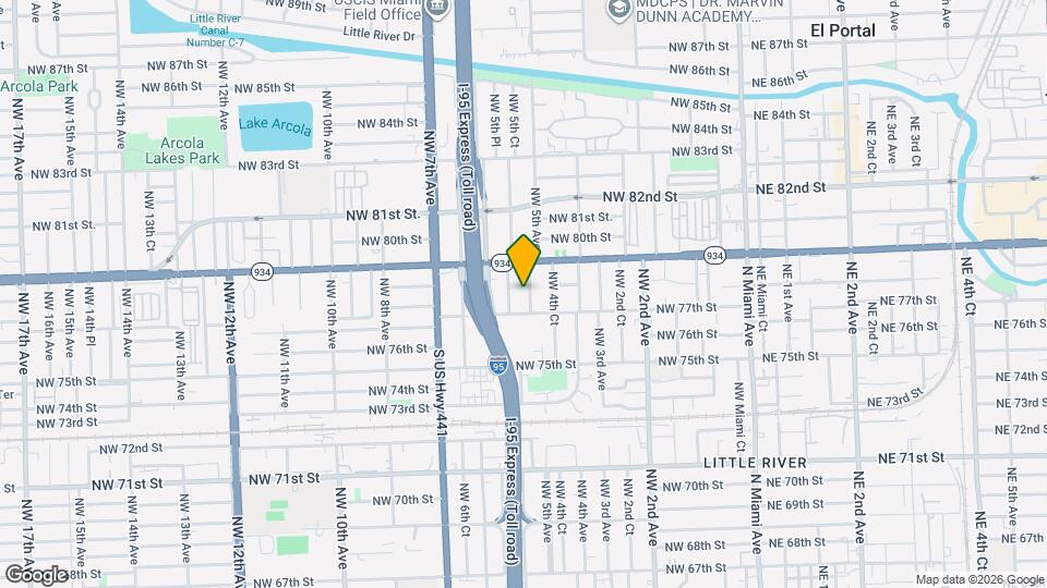1921 NW 59th St Mapa y Detalles de la Ubicación