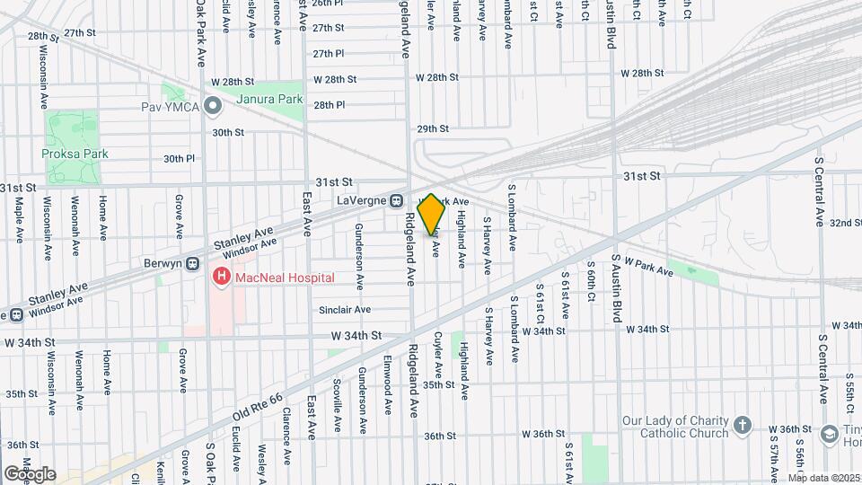 3208 Cuyler Ave Map and Location Details