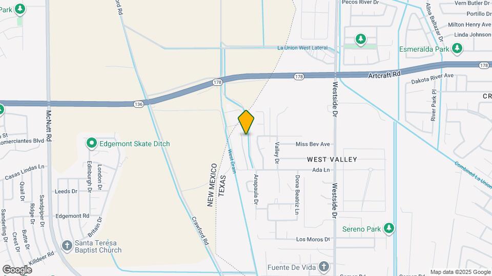 6032 Valle Espanola Ln Map and Location Details