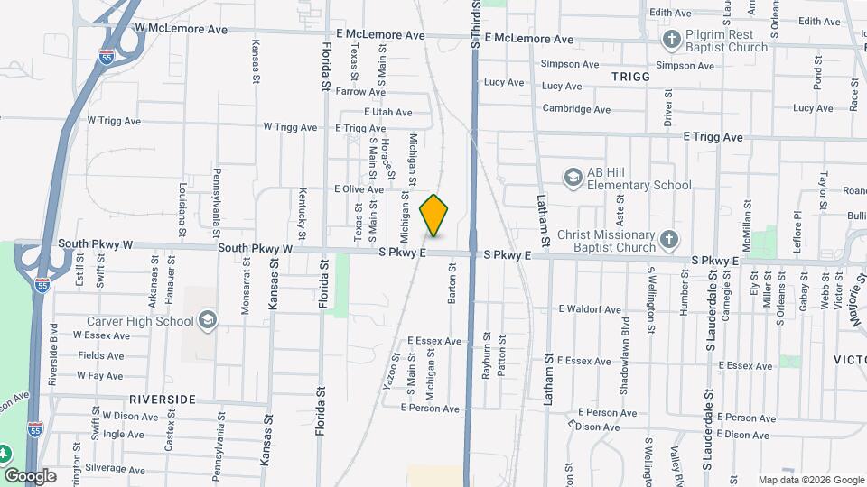 156 S Pkwy E Map and Location Details