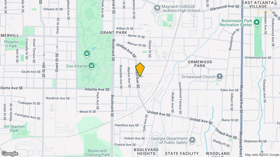 802 United Ave SE Map and Location Details