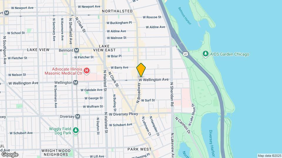 554 W Wellington Ave Mapa y Detalles de la Ubicación