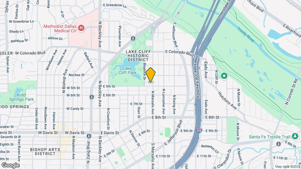601 N Marsalis Ave Map and Location Details