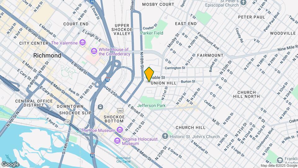 Shockoe Valley Apartments: Phase II Map and Location Details
