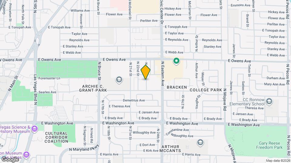 Casa Bonita Apartments Map and Location Details