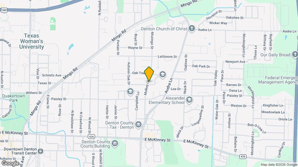 1002 Mulkey Ln Map and Location Details