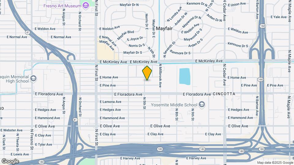 1452 N 5th St Map and Location Details