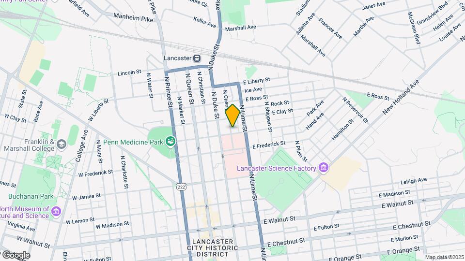 129 E New St Map and Location Details