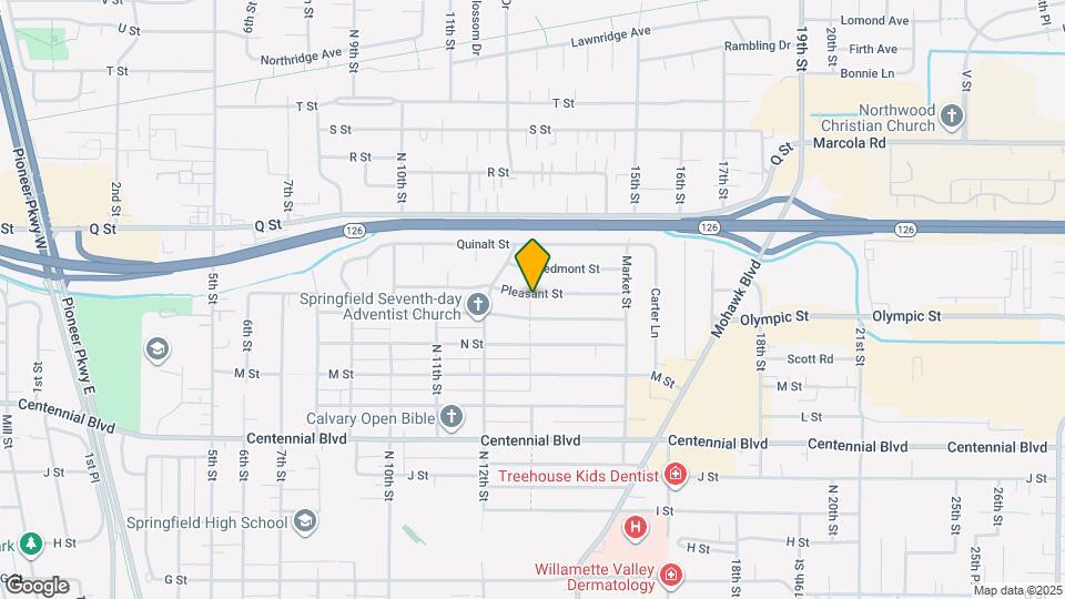 1307 Pleasant St Map and Location Details