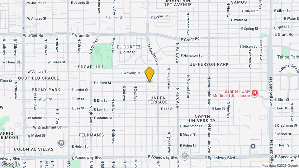 706 E Linden St Map and Location Details