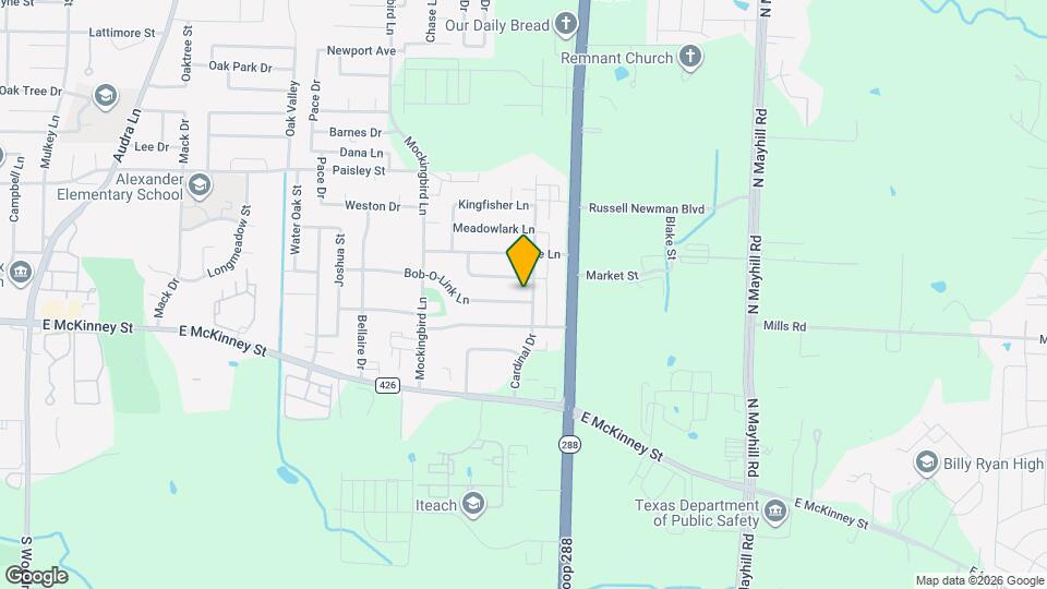 3507 Bob-O-Link Ln Map and Location Details