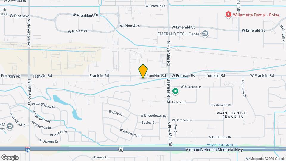 10831 W Franklin Rd Map and Location Details