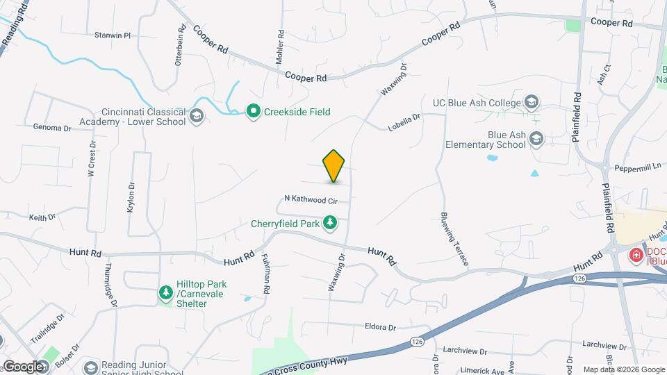 2616 Honeyhill Ct Map and Location Details